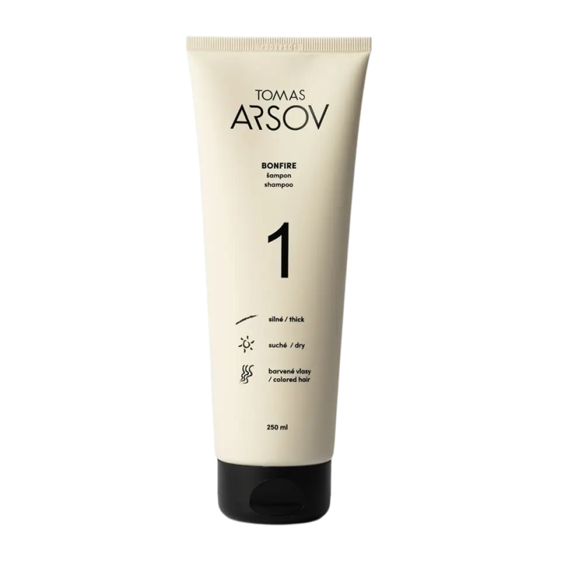 Tomas Arsov Bonfire Shampoo hydratační šampon pro ochranu barvy pro poškozené a barvené vlasy 250 ml
