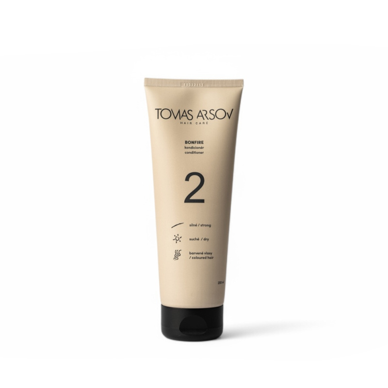 Tomas Arsov Bonfire Rinse Off Conditioner hloubkově regenerační kondicionér pro suché, namáhané vlasy 250 ml