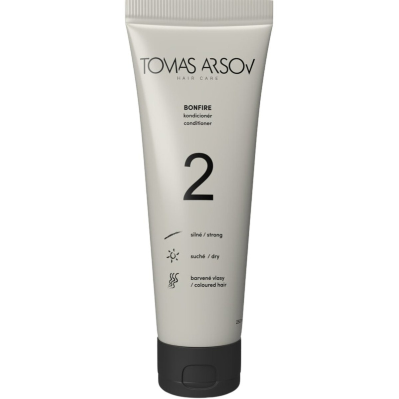 Tomas Arsov Bonfire Rinse Off Conditioner hloubkově regenerační kondicionér pro suché, namáhané vlasy 250 ml