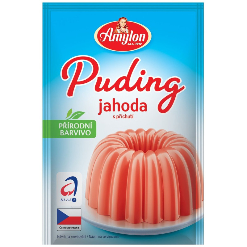 Amylon Puding s příchutí jahoda
