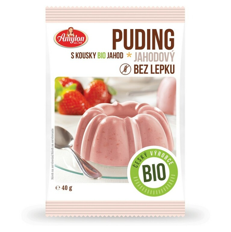 Amylon BIO Puding jahodový