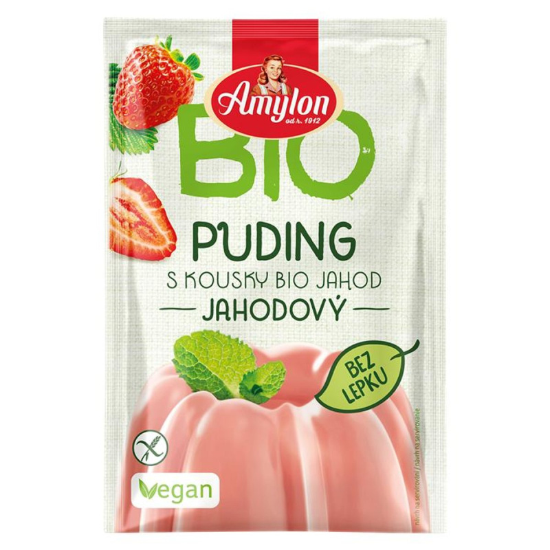 Amylon BIO Puding jahodový