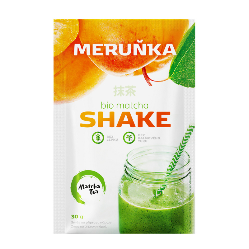 Matcha Tea Bio Matcha Shake 30 g - meruňka