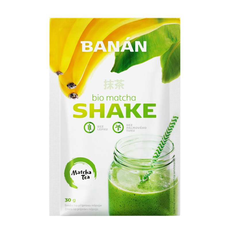 Matcha Tea Bio Matcha Shake 30 g - banán