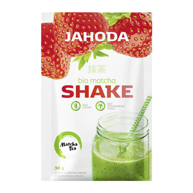 Matcha Tea Bio Matcha Shake 30 g - jahoda