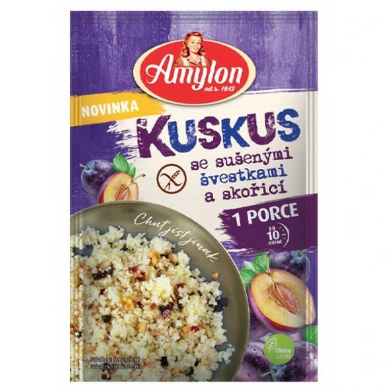 Amylon Kuskus se sušenými švestkami a skořicí bez lepku