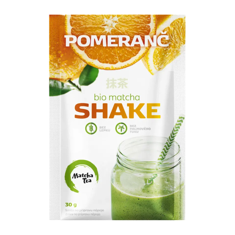 MATCHA TEA Shake pomeranč BIO 30 g