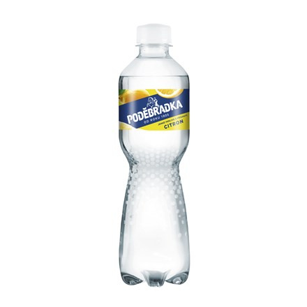 PODĚBRADKA Voda jemně perlivá citron 12 x 500 ml PET