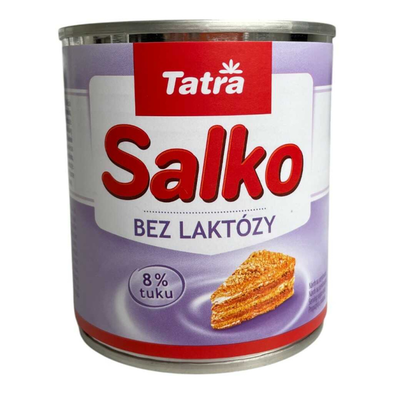 Tatra Salko zahuštěné mléko slazené bez laktózy 8 %