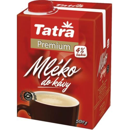 Mléko do kávy Tatra - premium 4%, s uzávěrem, 500g
