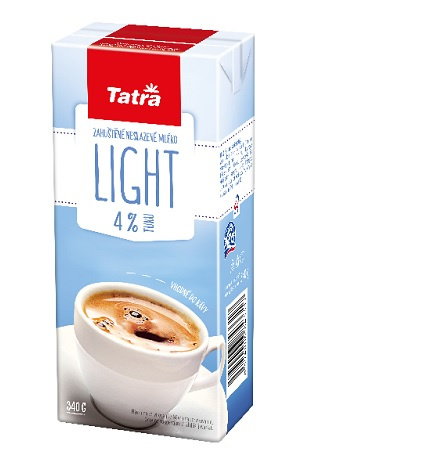 Kondenzované mléko Tatra - neslazené, light 4 %, 340 g