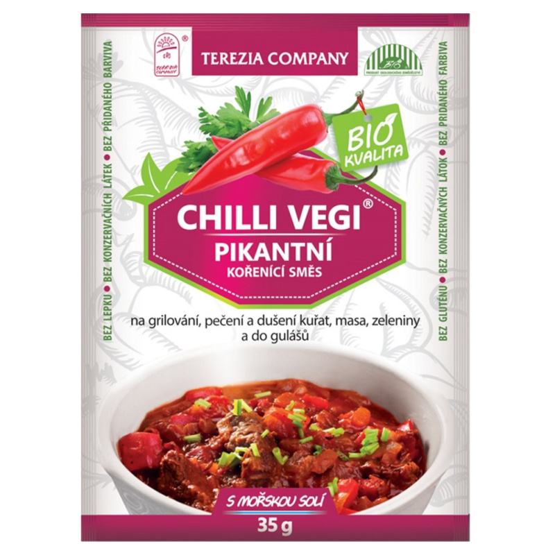 CHILLI VEGI Pikantní kořenící směs BIO 35 g