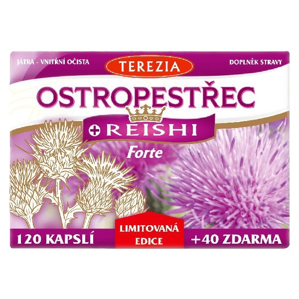 TEREZIA Ostropestřec+Reishi Forte cps.120+40