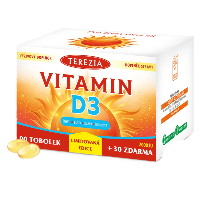 TEREZIA Vitamin D3 2000 IU tob.90+30