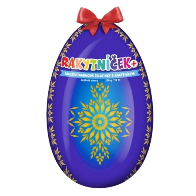 RAKYTNÍČEK+ želatinky 50ks modré vejce 2025