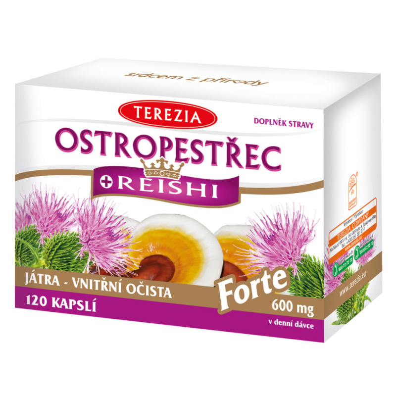 TEREZIA Ostropestřec+Reishi Forte cps.120