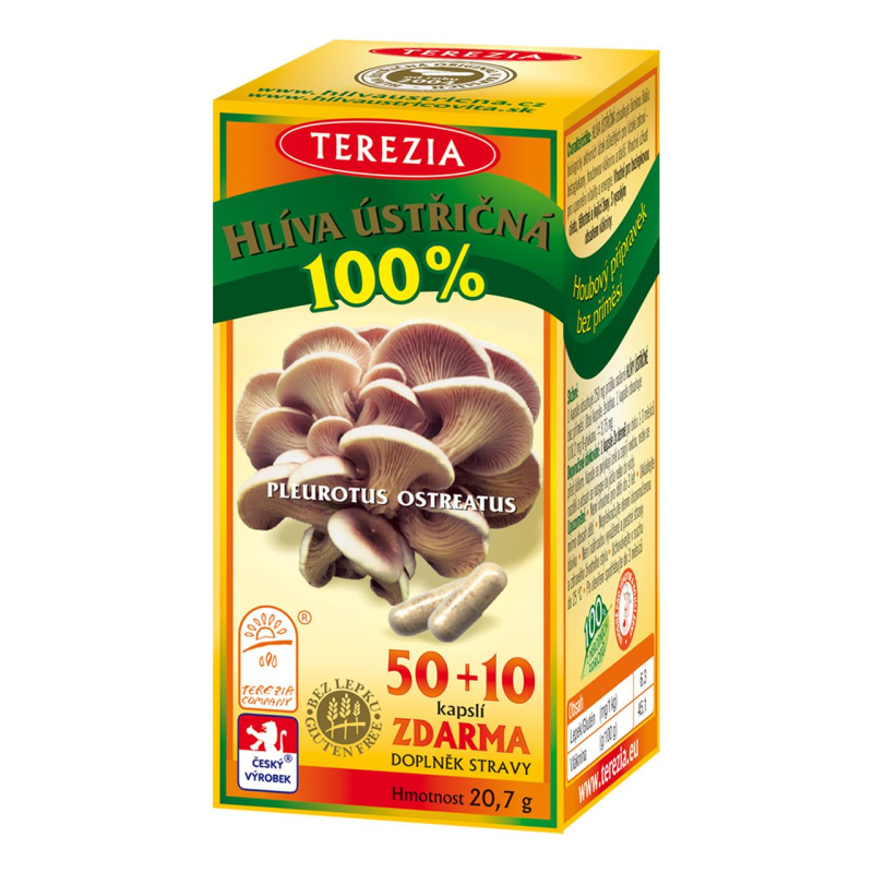 TEREZIA Hlíva ústřičná 60 kapslí