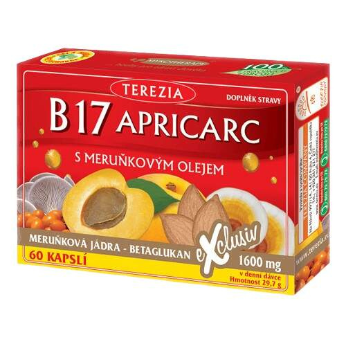TEREZIA Apricarc B17 s meruňkovým olejem 60 kapslí