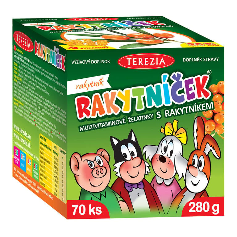 TEREZIA RAKYTNÍČEK želatinky ORIGINÁL 70 ks