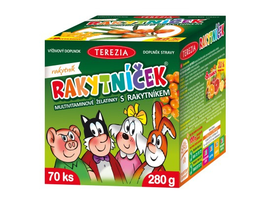 TEREZIA RAKYTNÍČEK želatinky ORIGINÁL 70 ks