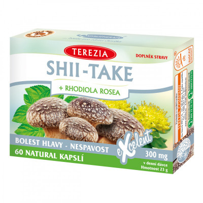 Terezia Shii-Take + Rhodiola Rosea 60 kapslí