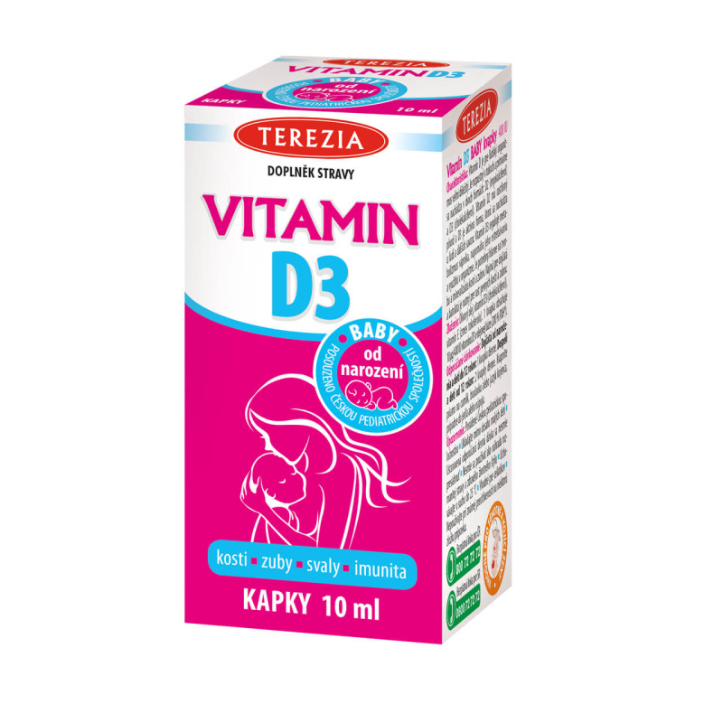 TEREZIA Vitamin D3 BABY kapky 10 ml