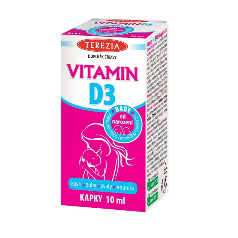 TEREZIA Vitamin D3 BABY kapky 10 ml