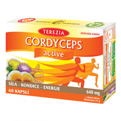 TEREZIA Cordyceps active 60 kapslí