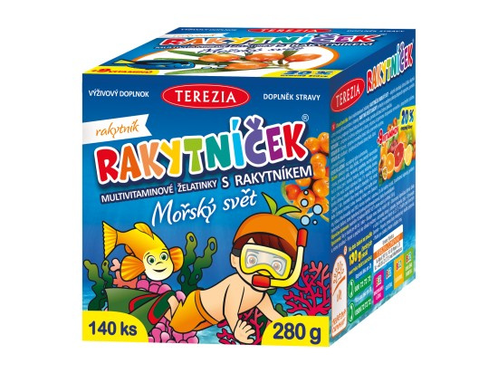 TEREZIA RAKYTNÍČEK želatinky MOŘSKÝ SVĚT 140 ks