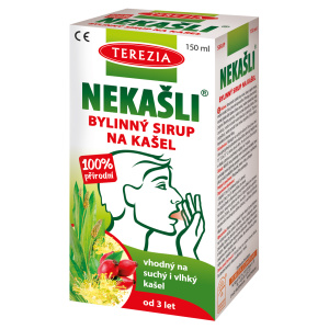 TEREZIA Nekašli 100 % přírodní bylinný sirup 150 ml