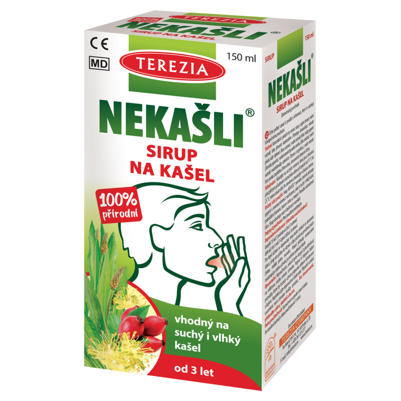TEREZIA Nekašli 100 % přírodní bylinný sirup 150 ml