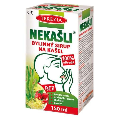TEREZIA Nekašli 100 % přírodní bylinný sirup 150 ml