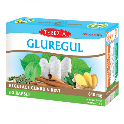 TEREZIA Gluregul pro regulaci cukru v krvi 60 kapslí