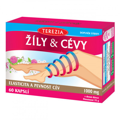 TEREZIA Žíly & Cévy 60 kapslí