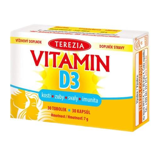 TEREZIA Vitamin D3 1000 IU 30 tobolek