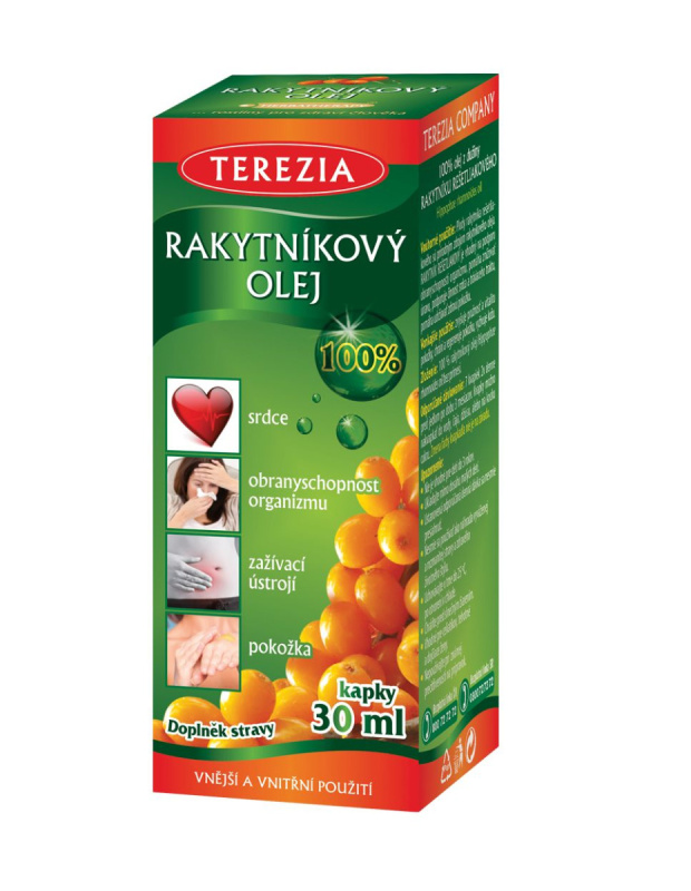 TEREZIA 100% Rakytníkový olej kapky 30 ml