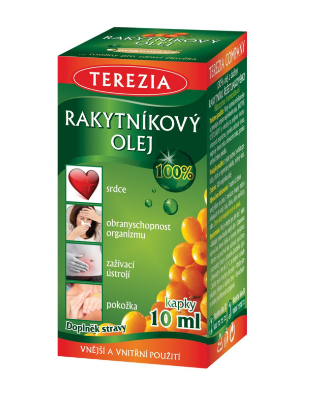 TEREZIA 100% Rakytníkový olej kapky 10 ml