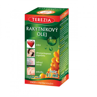 TEREZIA 100% Rakytníkový olej kapky 10 ml