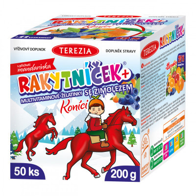 TEREZIA RAKYTNÍČEK+ želatinky KONÍCI 50 ks