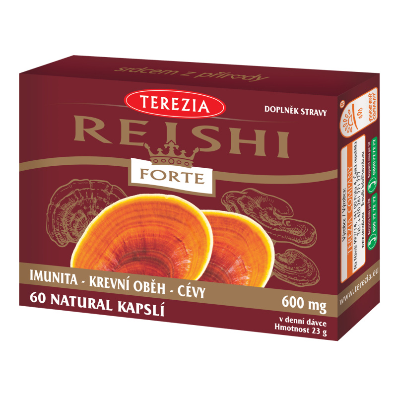 TEREZIA Reishi forte 60 kapslí