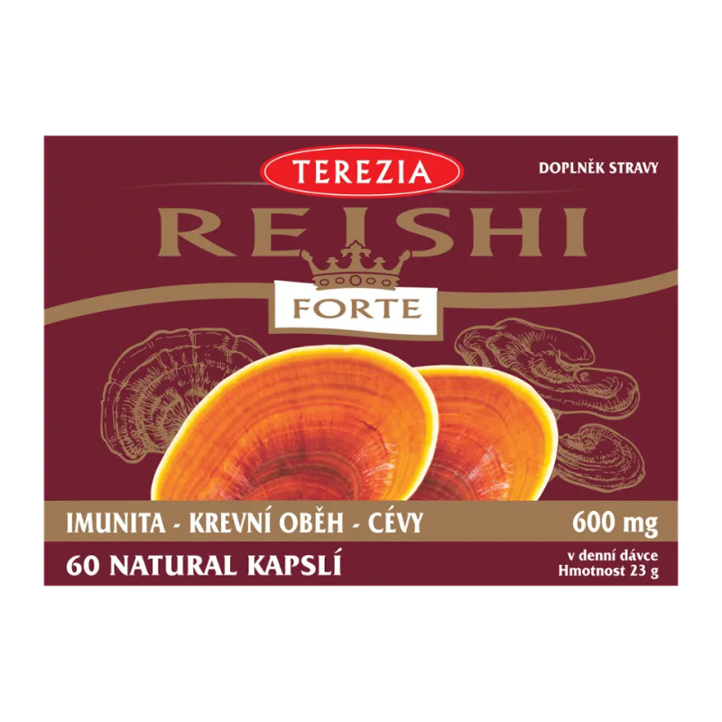TEREZIA Reishi forte 60 kapslí