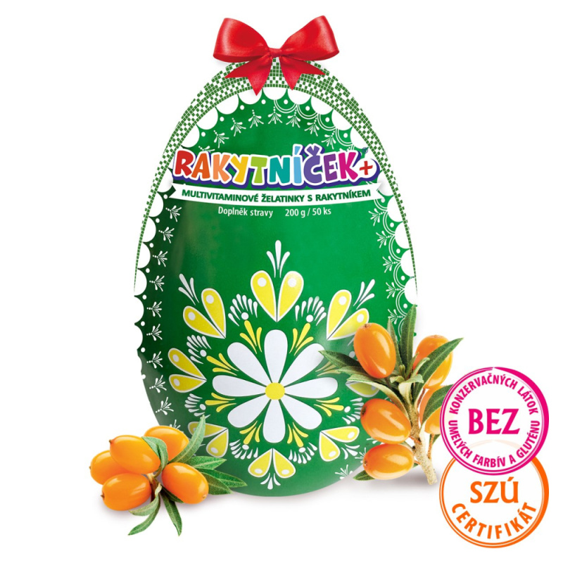 RAKYTNÍČEK+ želatinky 50ks zelené vejce 2024