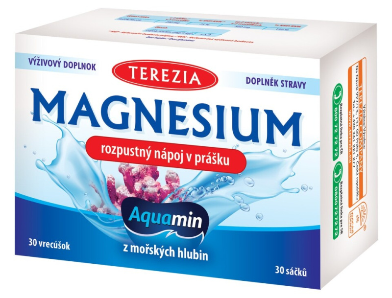 TEREZIA Magnesium rozpustný nápoj v prášku 30 x 6 g