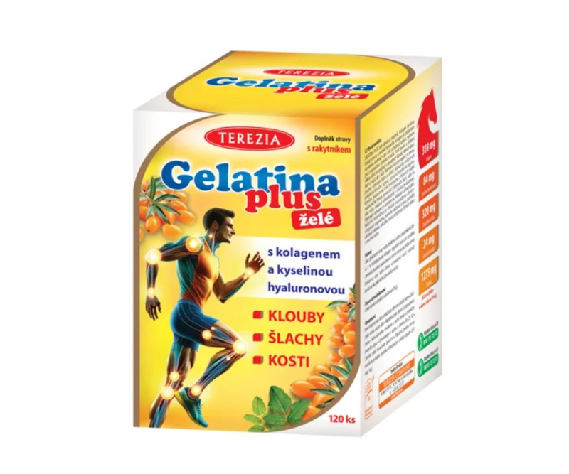 TEREZIA Gelatina plus želé 120 kusů