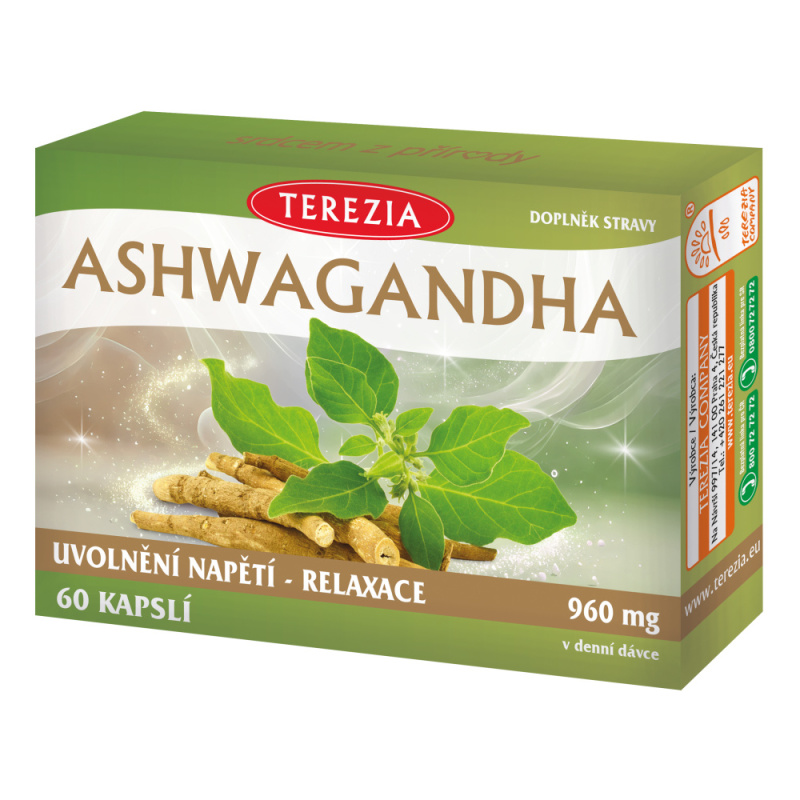 TEREZIA Ashwagandha 60 kapslí