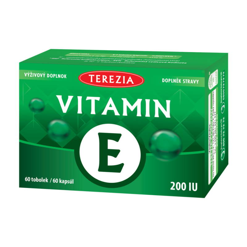TEREZIA Vitamin E 200 IU 60 tobolek