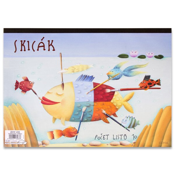 Skicák A3 170 g, 10 listů
