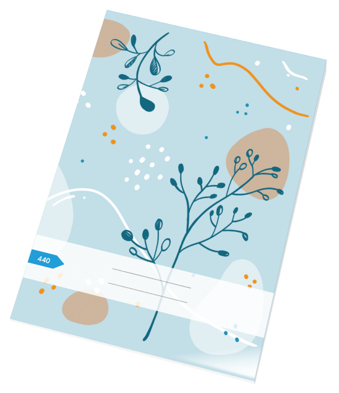 Školní sešit Premium 440 A4, čistý, 40 listů