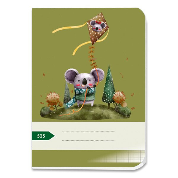 Školní sešit 525 A5, čtverečkovaný 5 x 5 mm, 20 listů