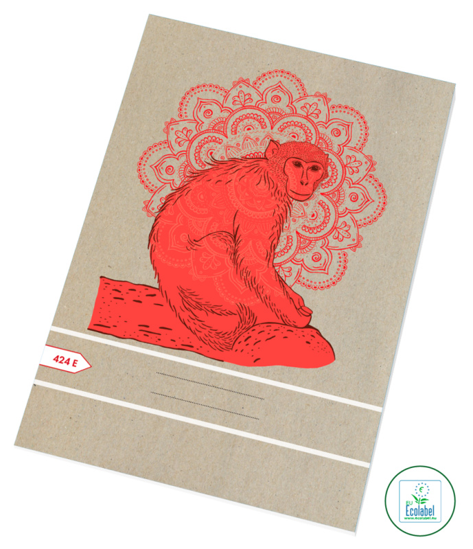 Školní sešit 424 A4 linka 20ls recyklovaný Papírny Brno